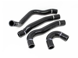 Mitsubishi Evolution Radiator Hose Kit - Torque Solution - Silicone - Black - `08-`15